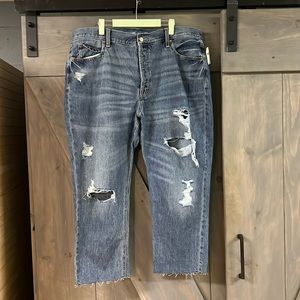 NWT Boyfriend Slouchy Straight Sz.18